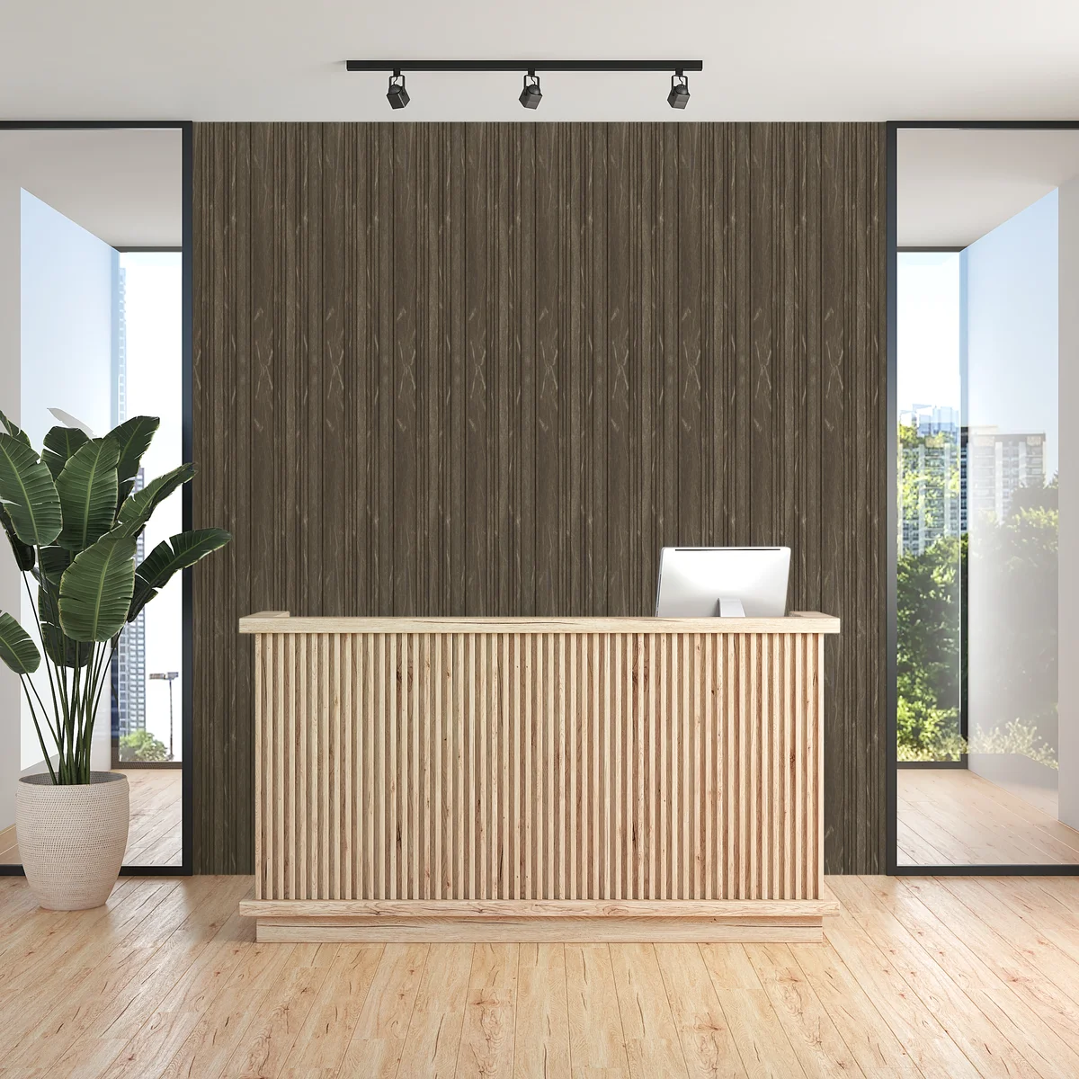 Genoa Manore Louvers Panel/Planks 8 Feet * 5 Inch - GN 452