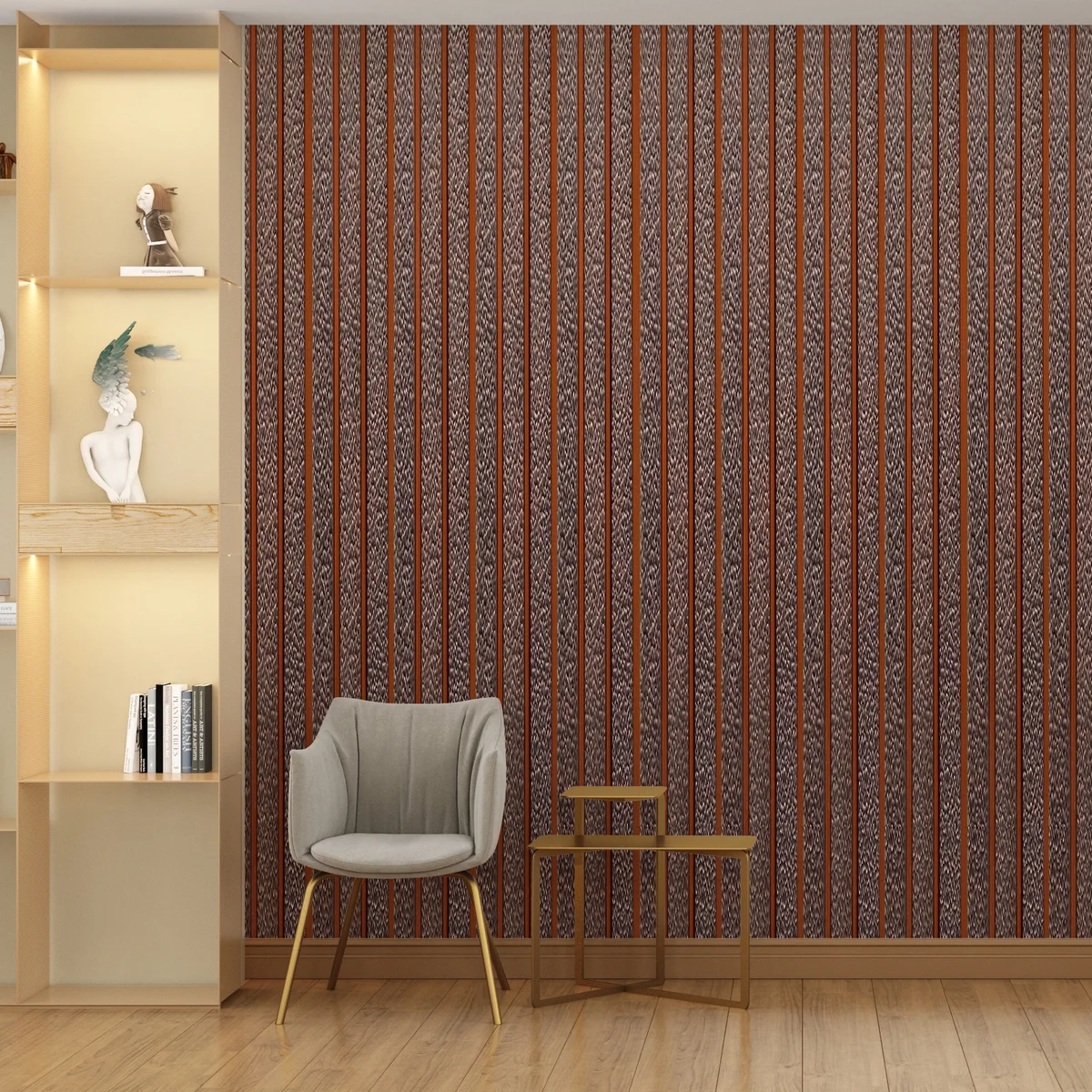 Vivre Decorative Louvers Panel/Planks 8 Feet * 5 Inch - VL 06