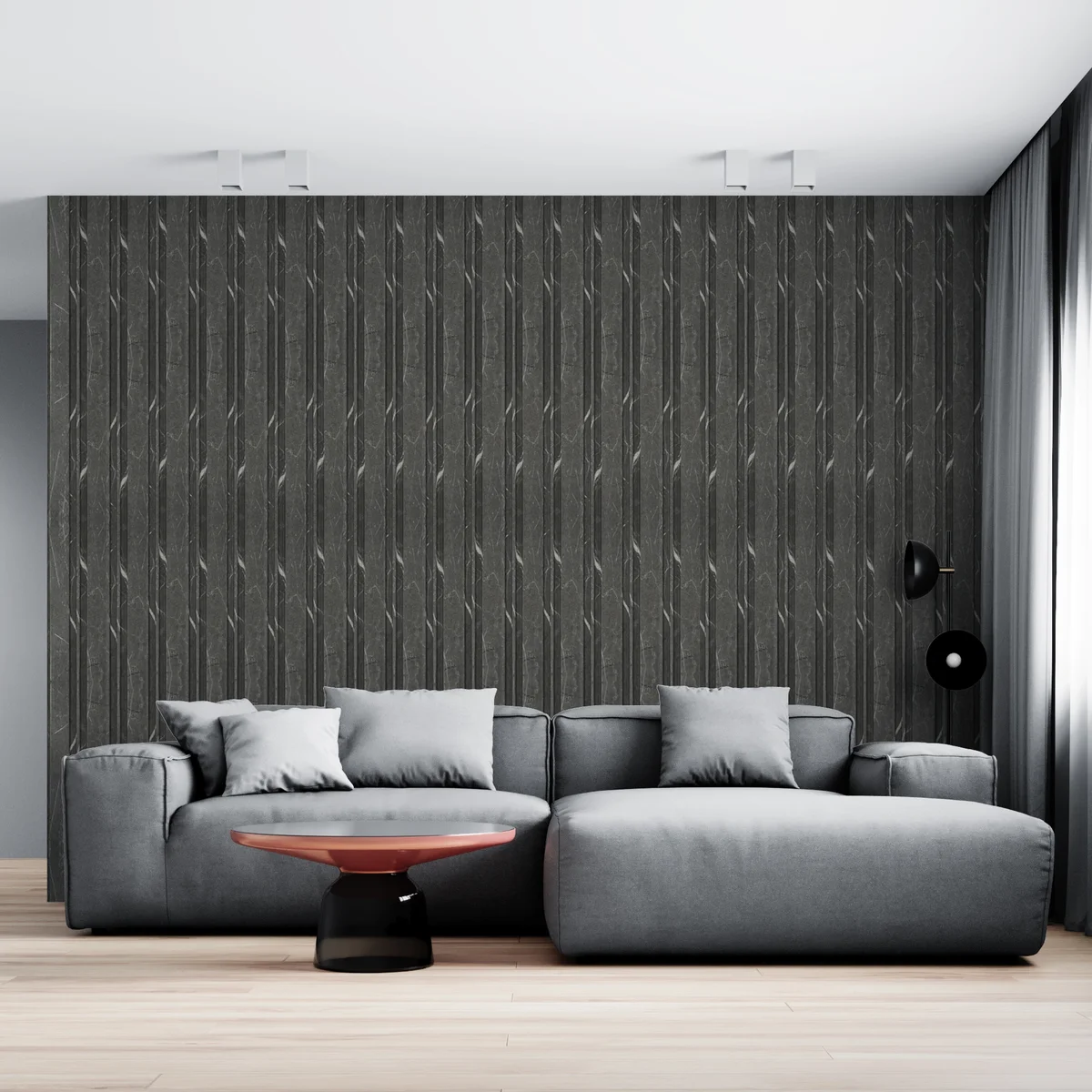 Treelam Wallon Project X Louvers Panel/Planks 9.5 Feet * 5 Inch - WL 3422