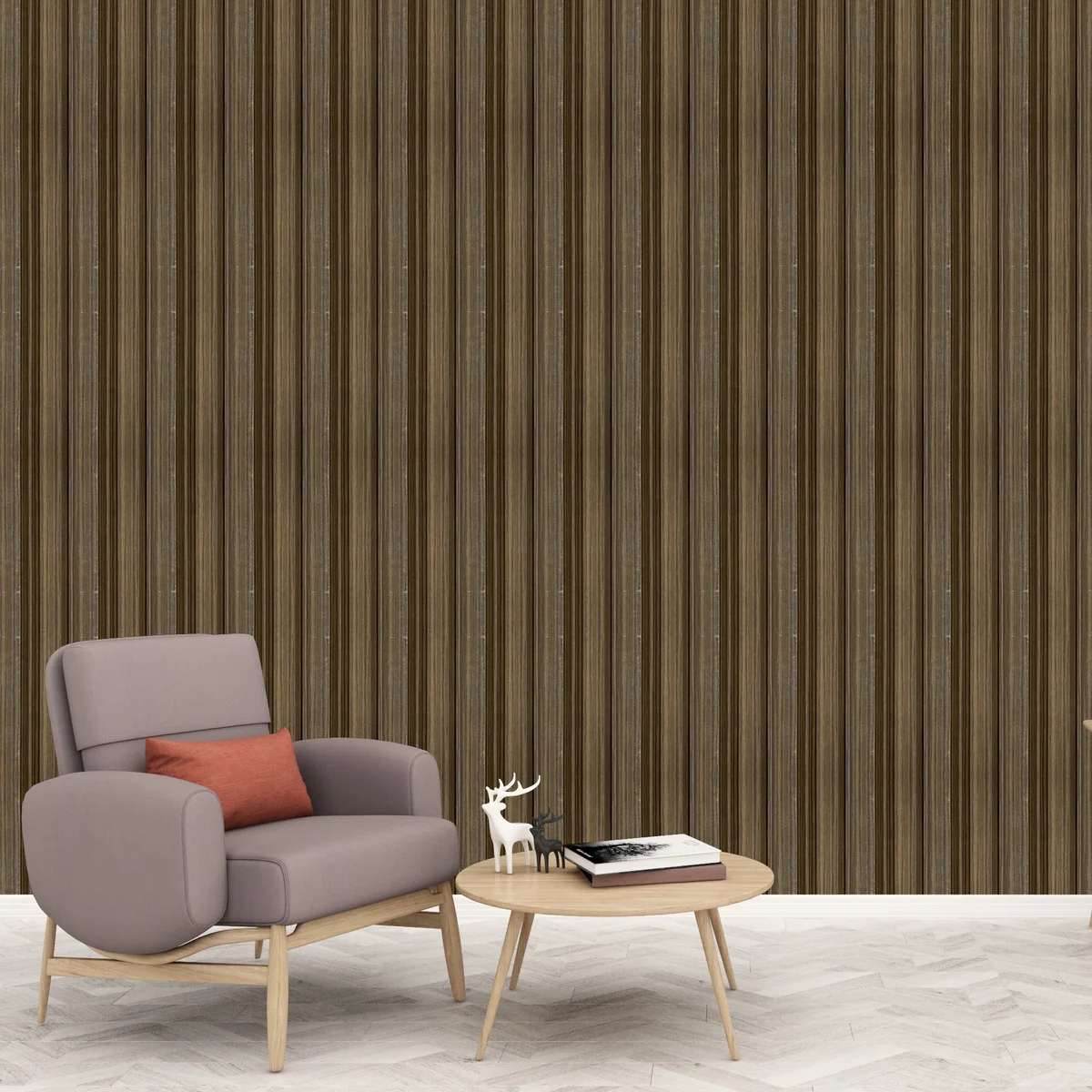 Treelam Wallon Project X Louvers Panel/Planks 9.5 Feet * 5 Inch - WL 3426