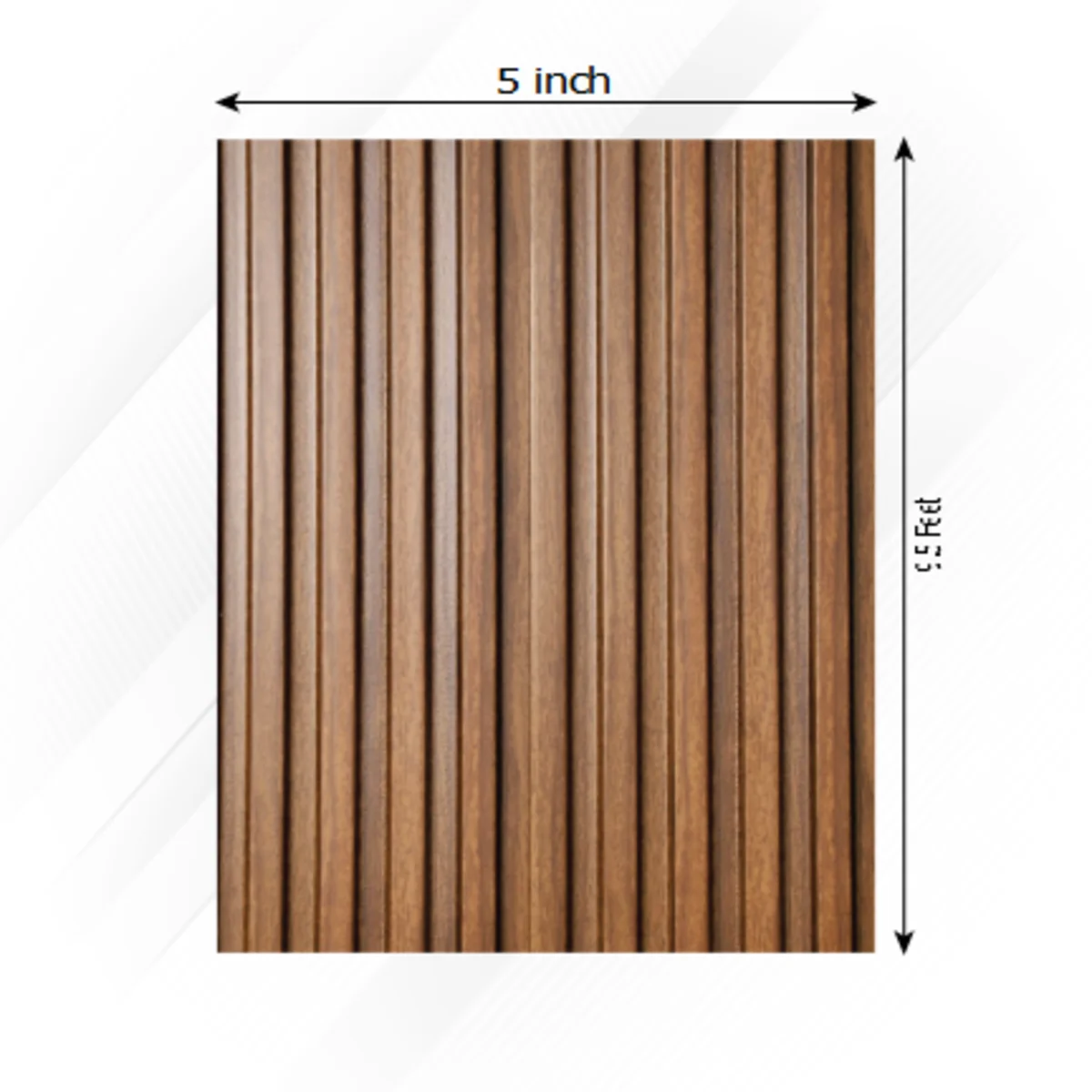 Uniclad marco polo vol 1 Louvers Panels/Planks 9.5 feet * 5 inch - MP 55
