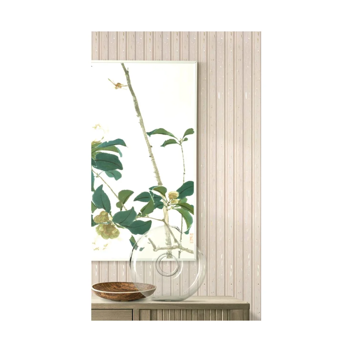 Ciscon PVC Wall Panel Louvers Panel/Planks 9 Feet * 4.5 Inch - CC 9030