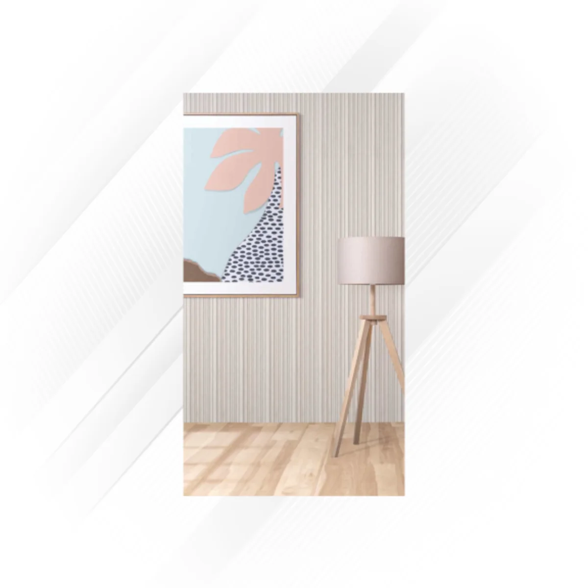 Ciscon PVC Wall Panel Louvers Panel/Planks 9 Feet * 4 Inch - CC 9111
