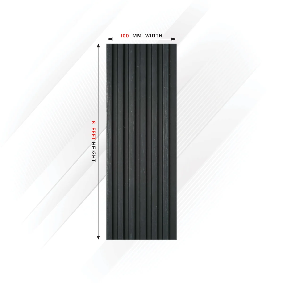 Ciscon PVC Wall Panel Louvers Panel/Planks 8 Feet * 4 Inch - CC 5233
