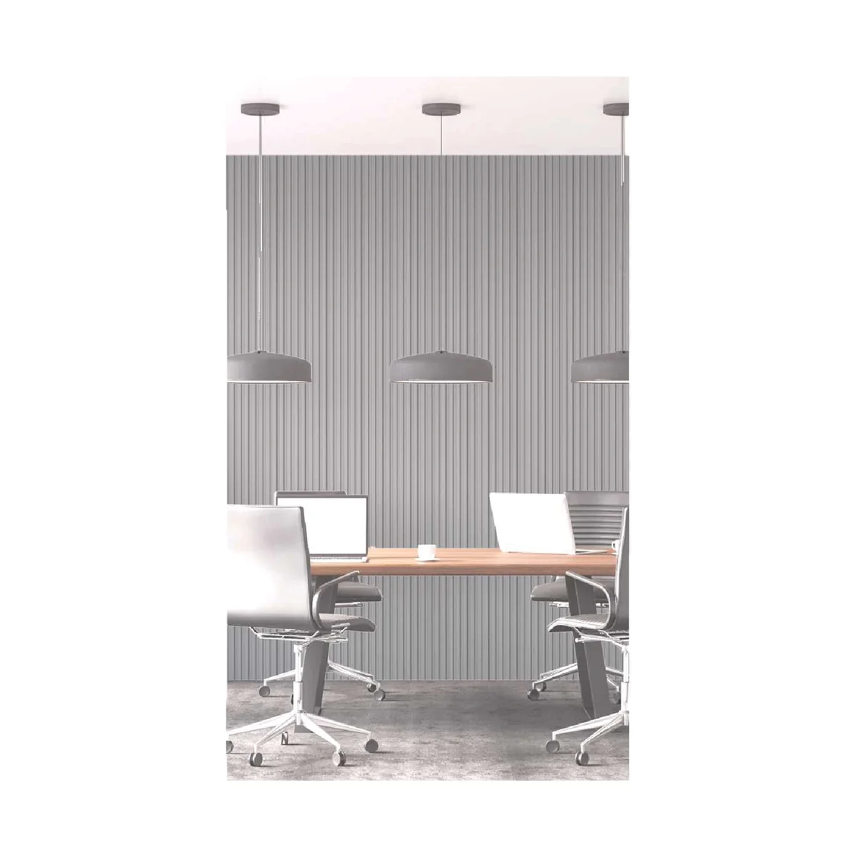 Ciscon PVC Wall Panel Louvers Panel/Planks 8 Feet * 4 Inch - CC 5254