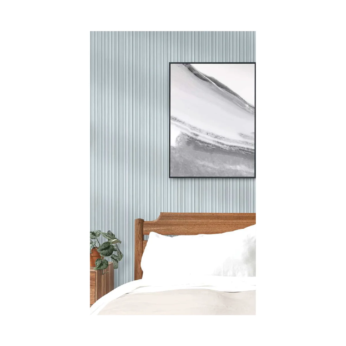 Ciscon PVC Wall Panel Louvers Panel/Planks 8 Feet * 4 Inch - CC 5255