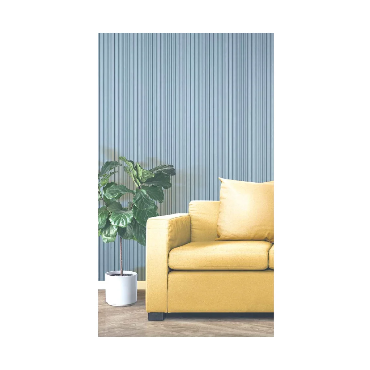 Ciscon PVC Wall Panel Louvers Panel/Planks 8 Feet * 4 Inch - CC 5257