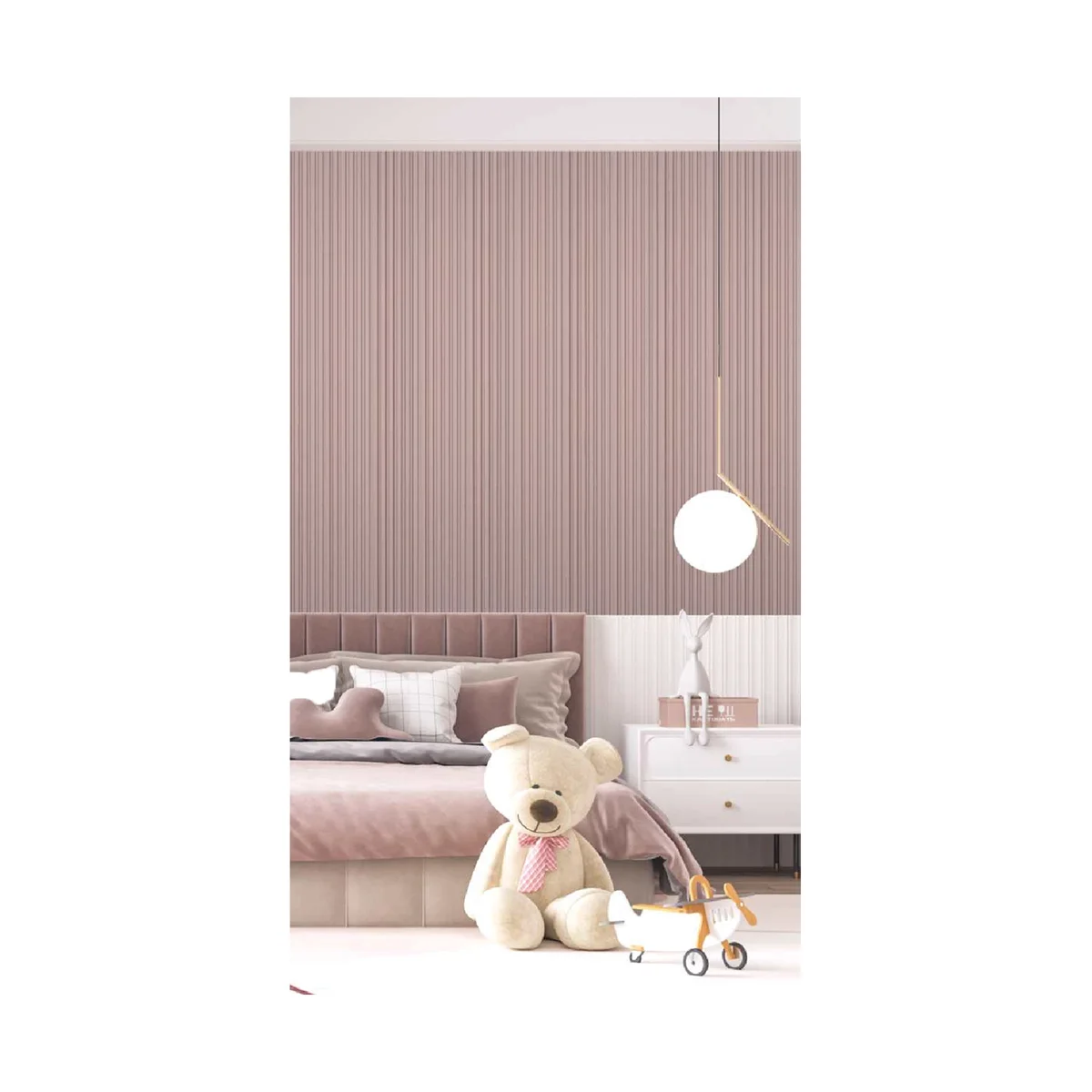 Ciscon PVC Wall Panel Louvers Panel/Planks 8 Feet * 4 Inch - CC 5258