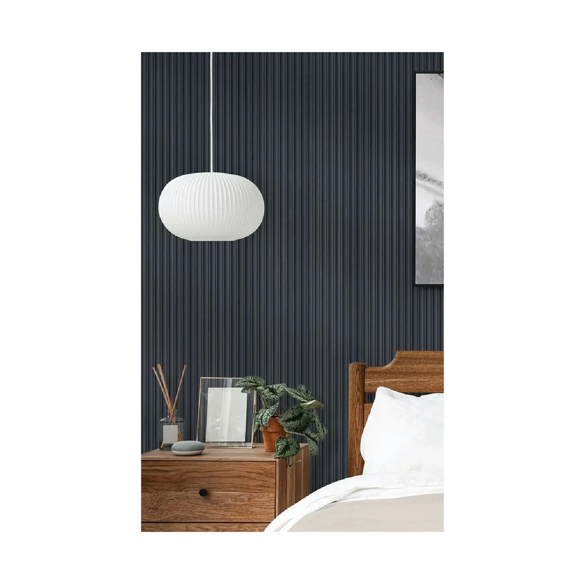 Ciscon PVC Wall Panel Louvers Panel/Planks 8 Feet * 5 Inch - CC 6433