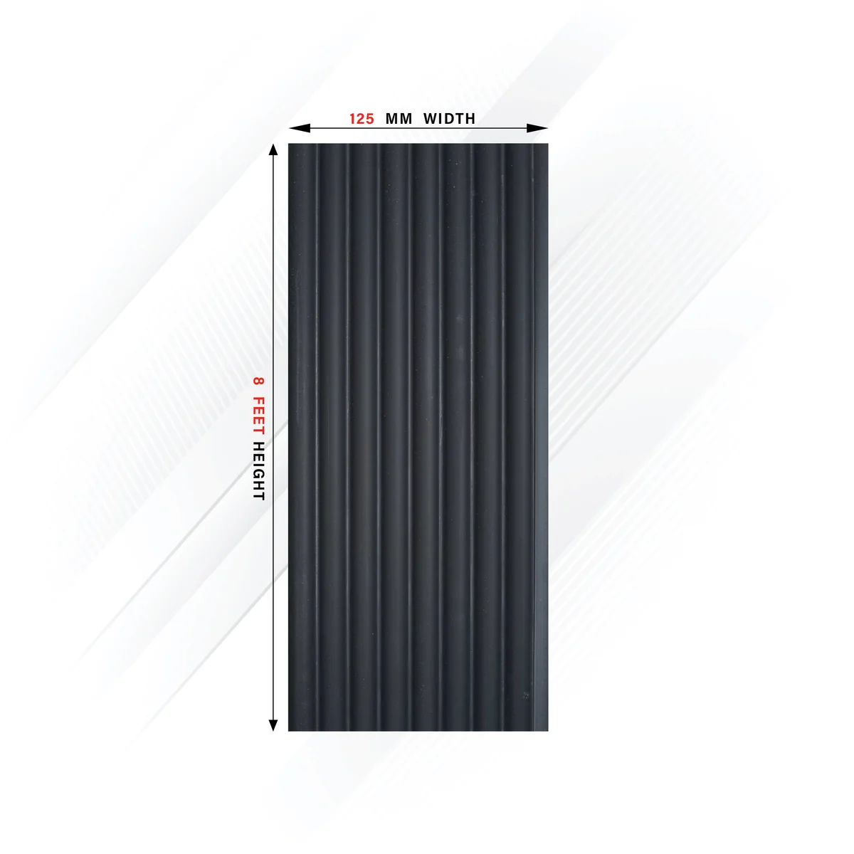 Ciscon PVC Wall Panel Louvers Panel/Planks 8 Feet * 5 Inch - CC 6433