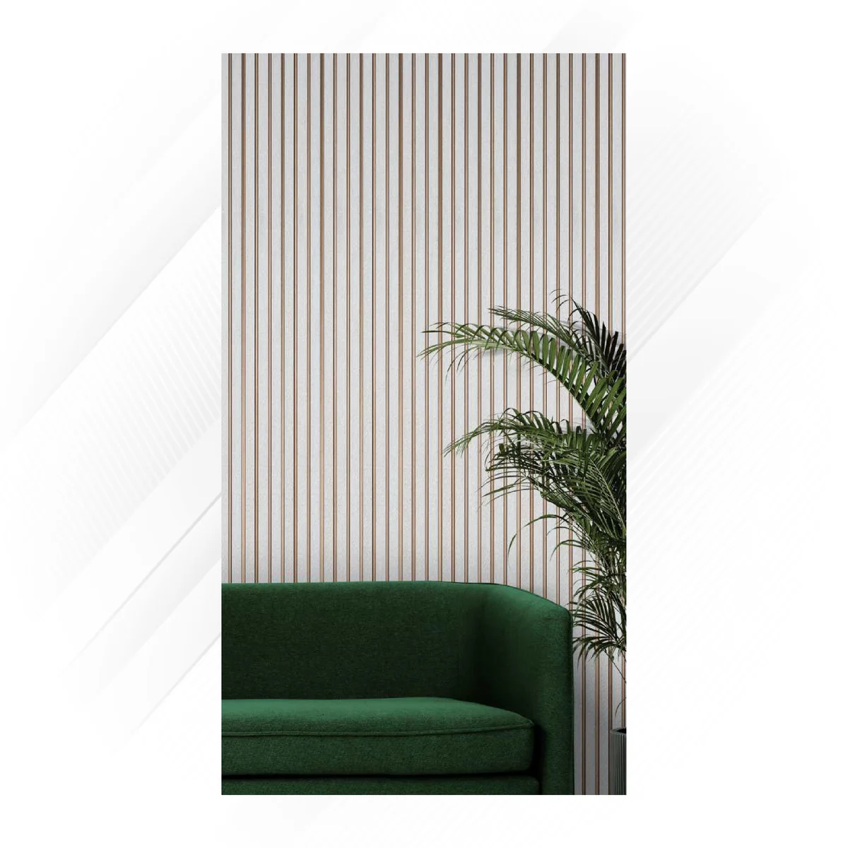 Ciscon PVC Wall Panel Louvers Panel/Planks 8 Feet * 4.5 Inch - CC 103 PR