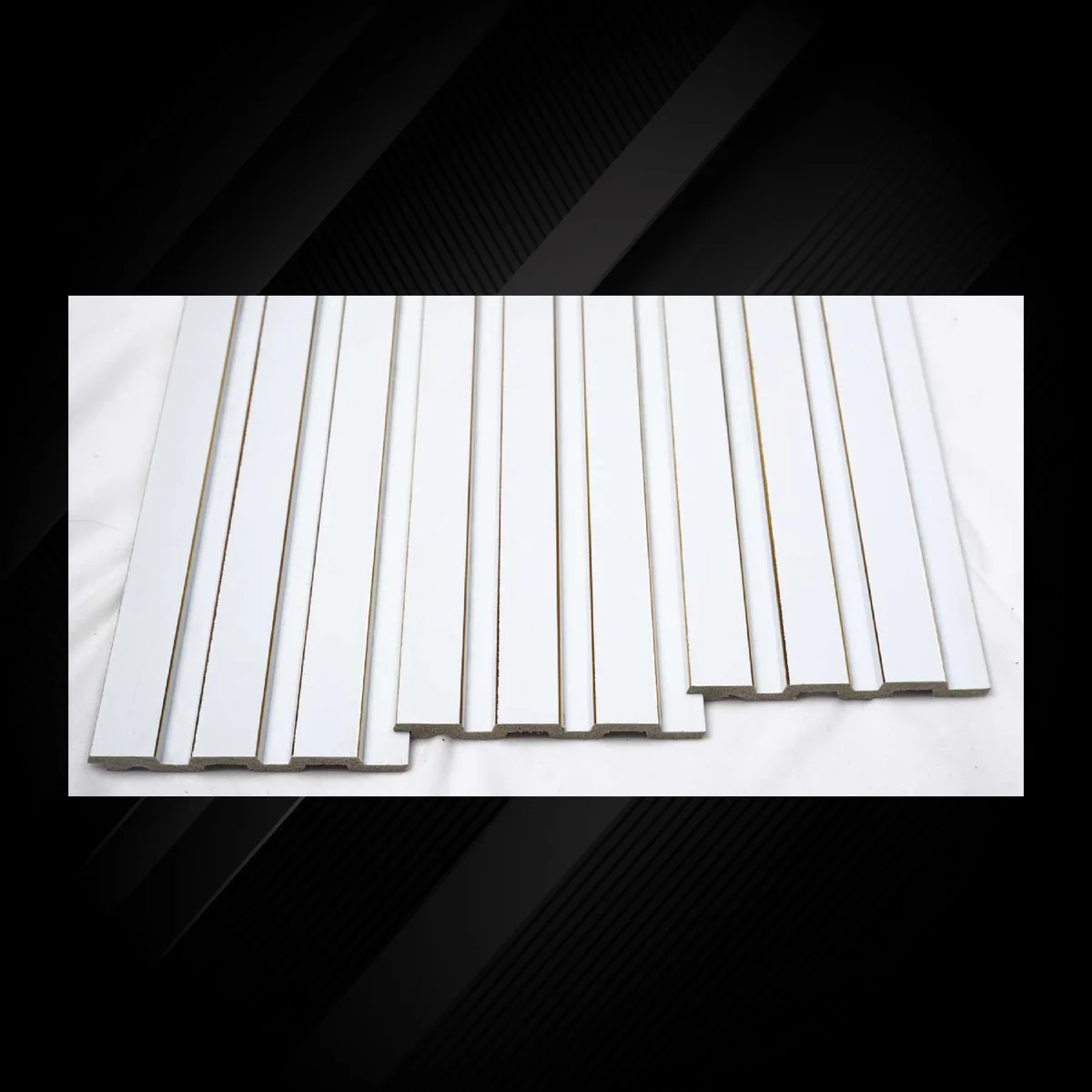 Ciscon PVC Wall Panel Louvers Panel/Planks 8 Feet * 4.5 Inch - CC 104 PR