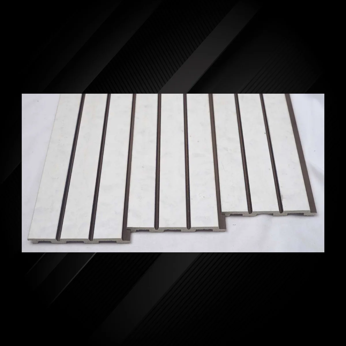 Ciscon PVC Wall Panel Louvers Panel/Planks 8 Feet * 5 Inch - CC 108 PR