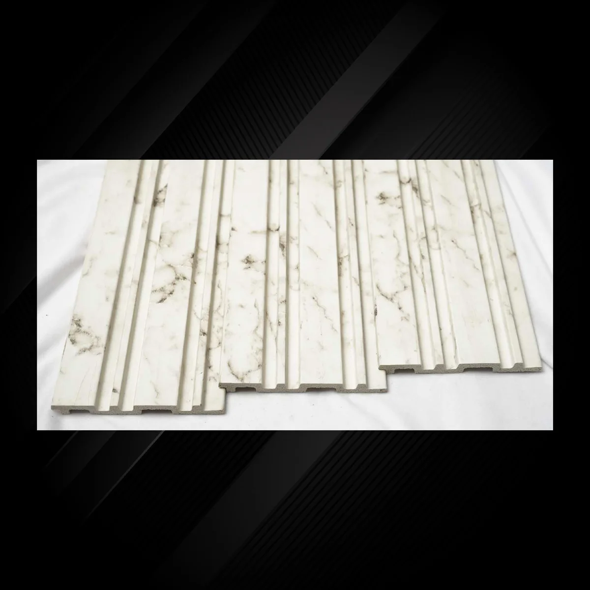 Ciscon PVC Wall Panel Louvers Panel/Planks 8 Feet * 5 Inch - CC 110 PR