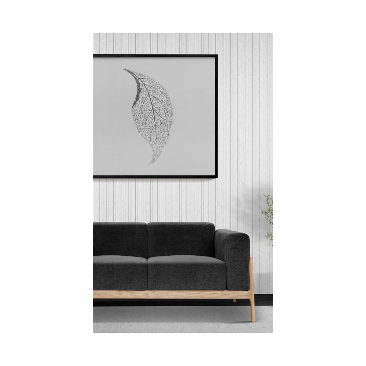 Ciscon PVC Wall Panel Louvers Panel/Planks 8 Feet * 4.5 Inch - CC 6004