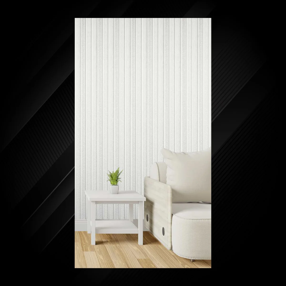 Ciscon PVC Wall Panel Louvers Panel/Planks 8 Feet * 4.5 Inch - CC 111 PR