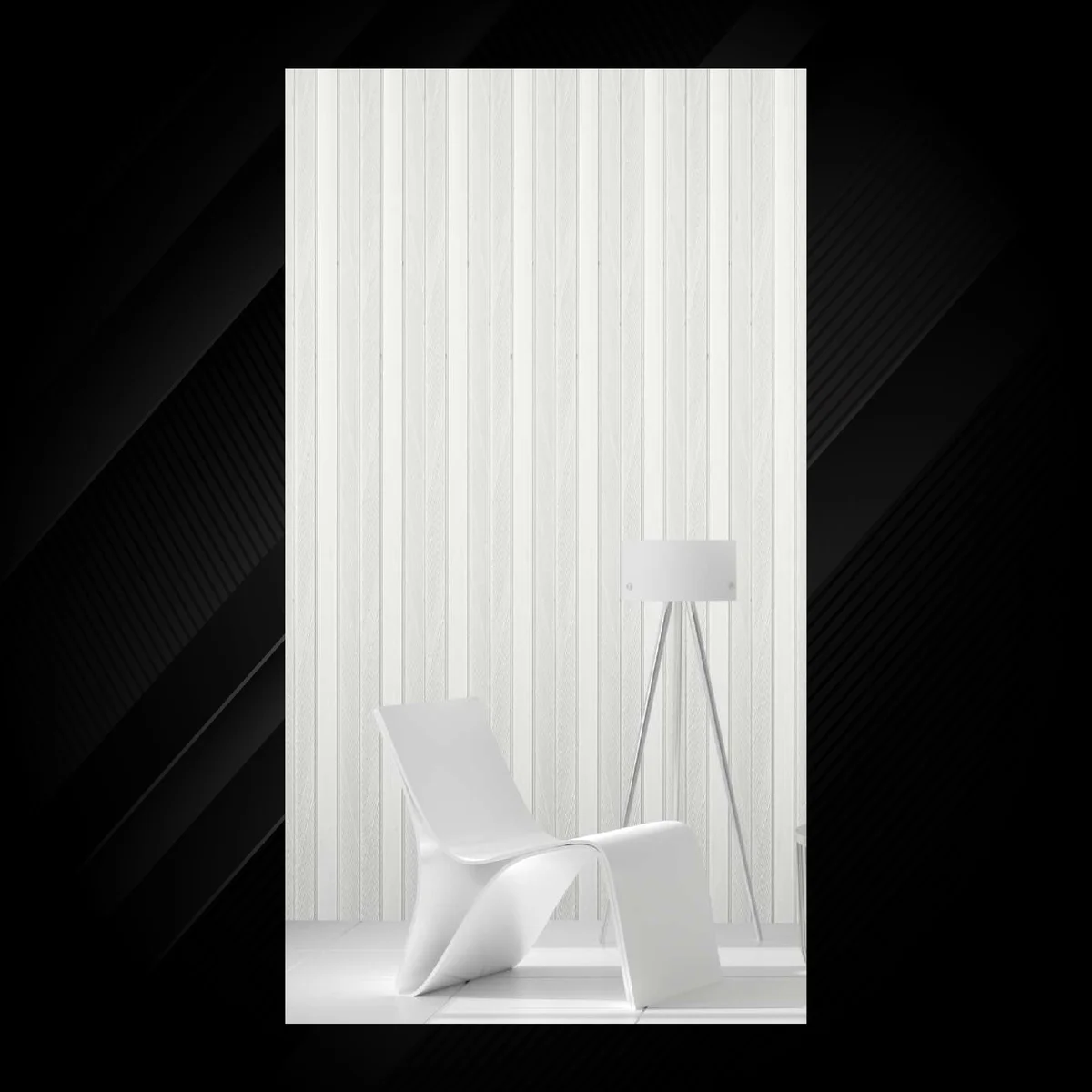Ciscon PVC Wall Panel Louvers Panel/Planks 8 Feet * 4.5 Inch - CC 112 PR