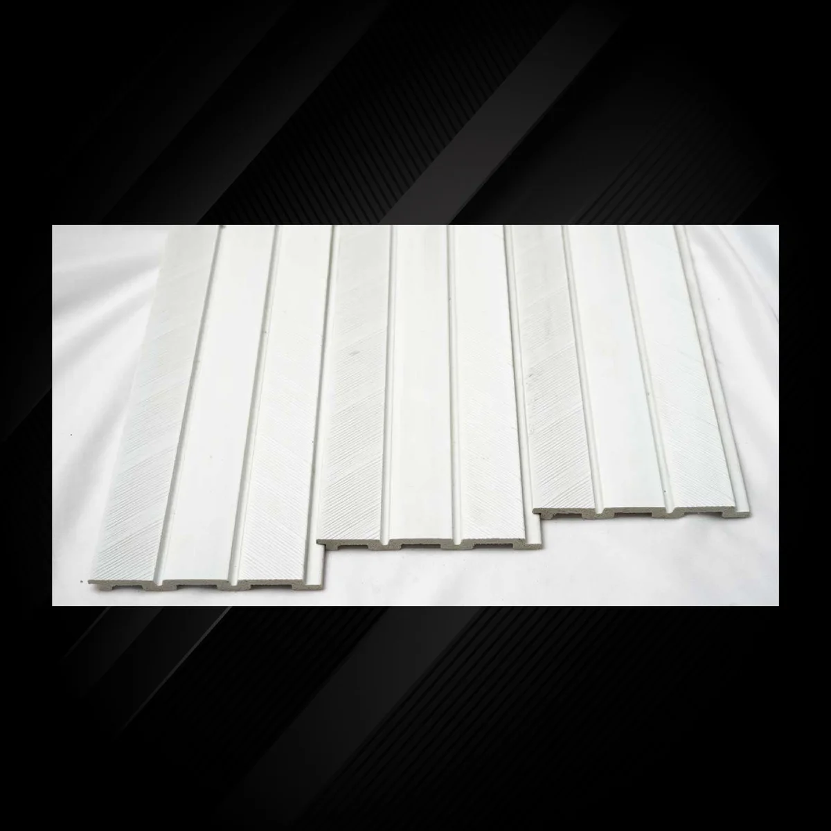 Ciscon PVC Wall Panel Louvers Panel/Planks 8 Feet * 4.5 Inch - CC 112 PR