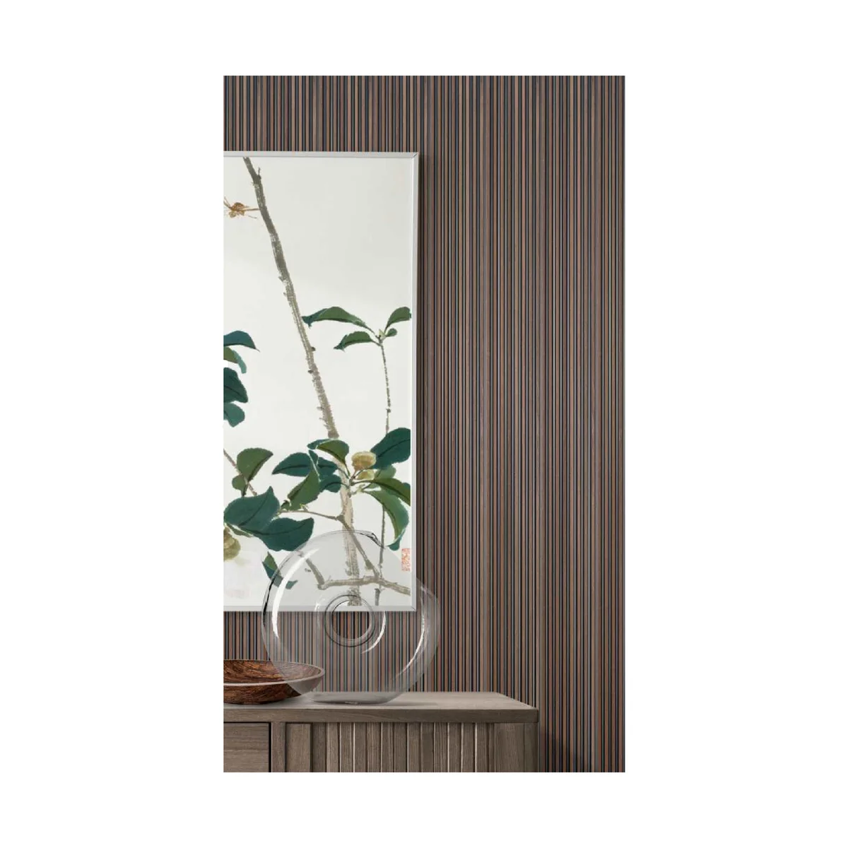 Ciscon PVC Wall Panel Louvers Panel/Planks 8 Feet * 5 Inch - CC 6007