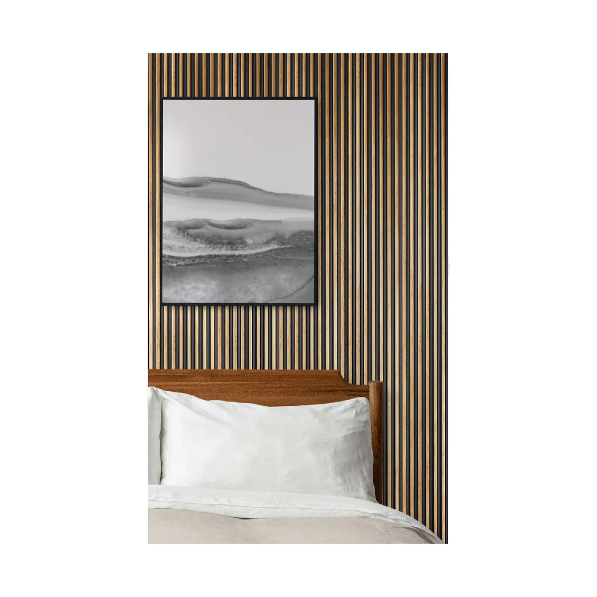 Ciscon PVC Wall Panel Louvers Panel/Planks 8 Feet * 4.5 Inch - CC 6008
