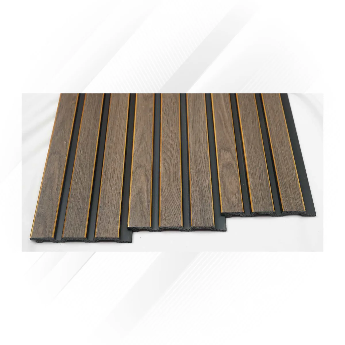 Ciscon PVC Wall Panel Louvers Panel/Planks 8 Feet * 4.5 Inch - CC 214 PR