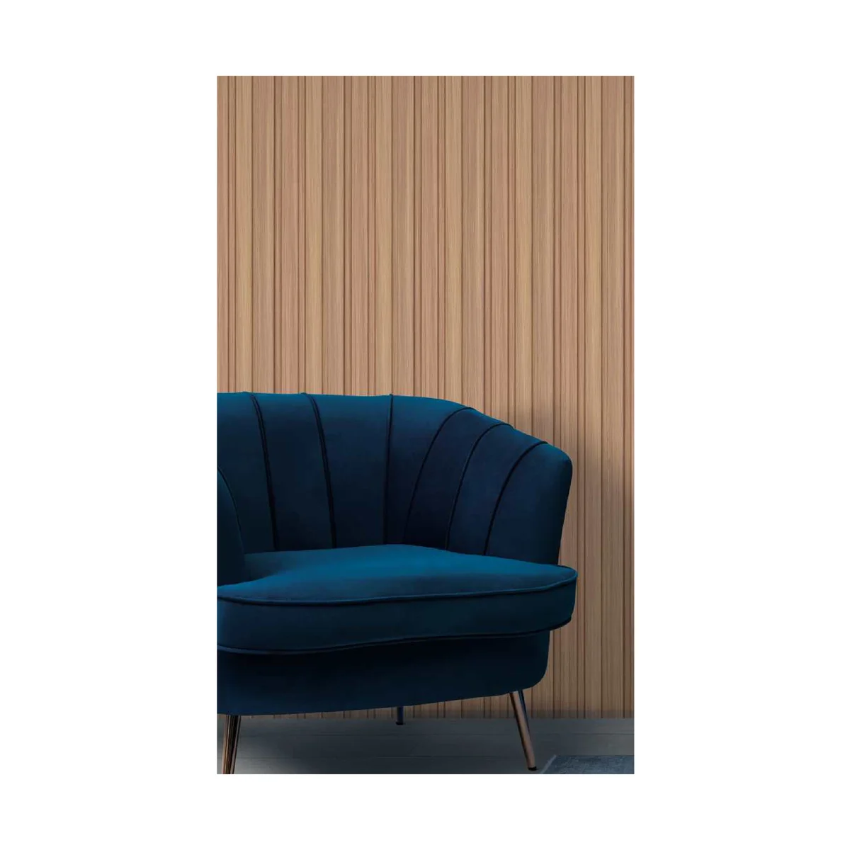 Ciscon PVC Wall Panel Louvers Panel/Planks 8 Feet * 4.5 Inch - CC 6011