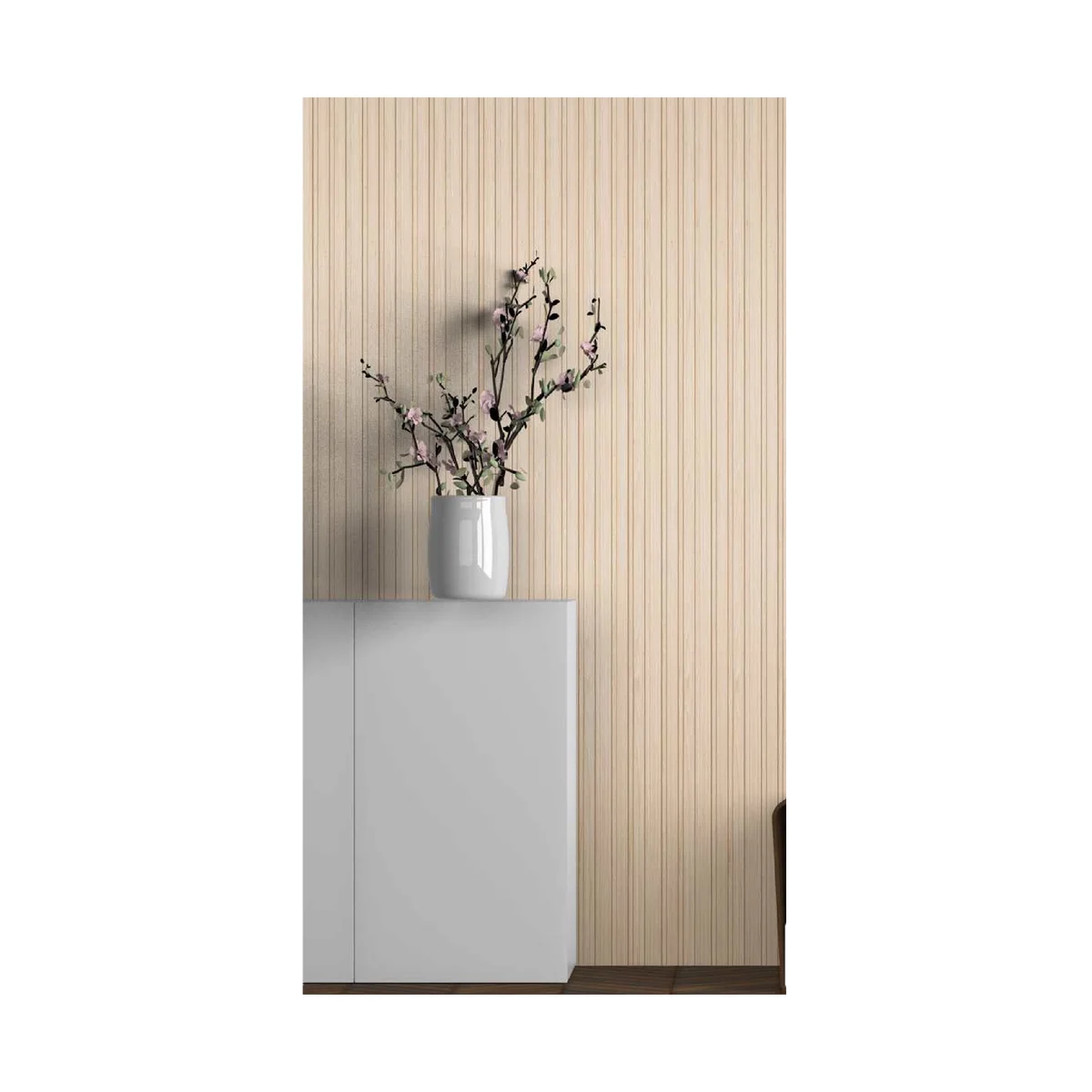 Ciscon PVC Wall Panel Louvers Panel/Planks 8 Feet * 4.5 Inch - CC 6027