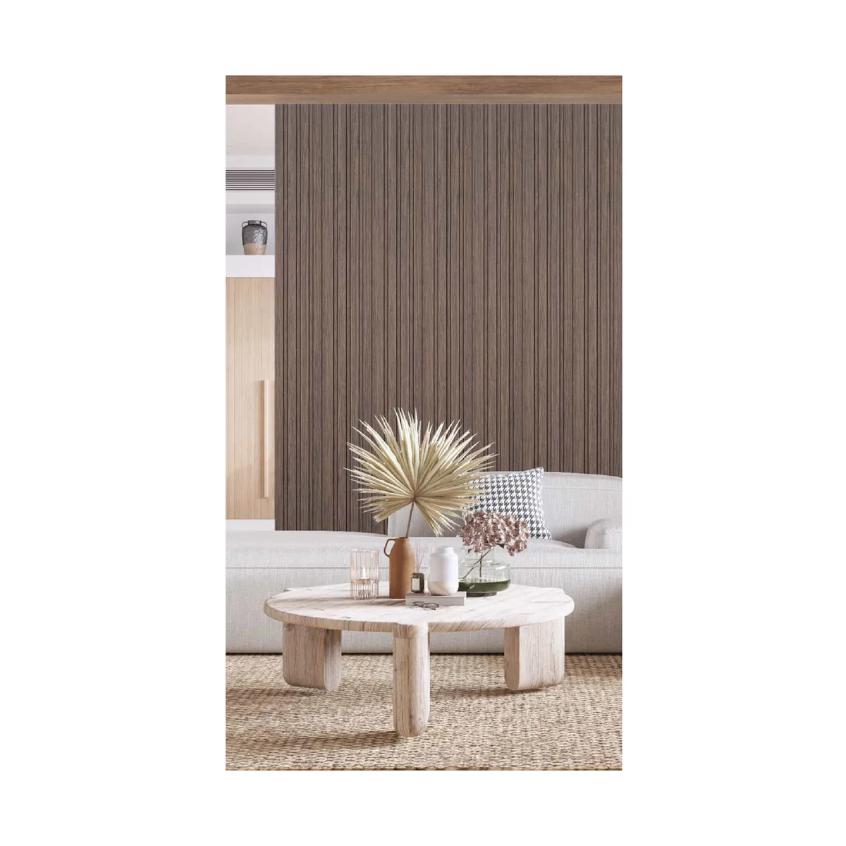 Ciscon PVC Wall Panel (Louvers Panel/Wall Panel/PVC Panel) | 8 feet * 5 inch | CC - 6114