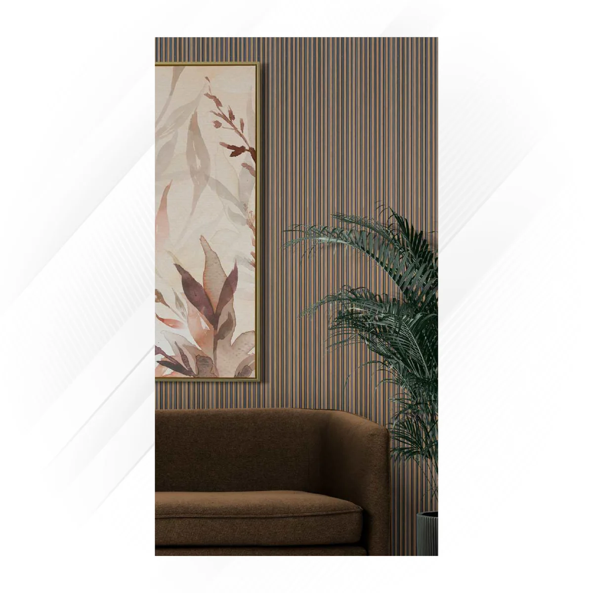 Ciscon PVC Wall Panel Louvers Panel/Planks 8 Feet * 4 Inch - CC 5028