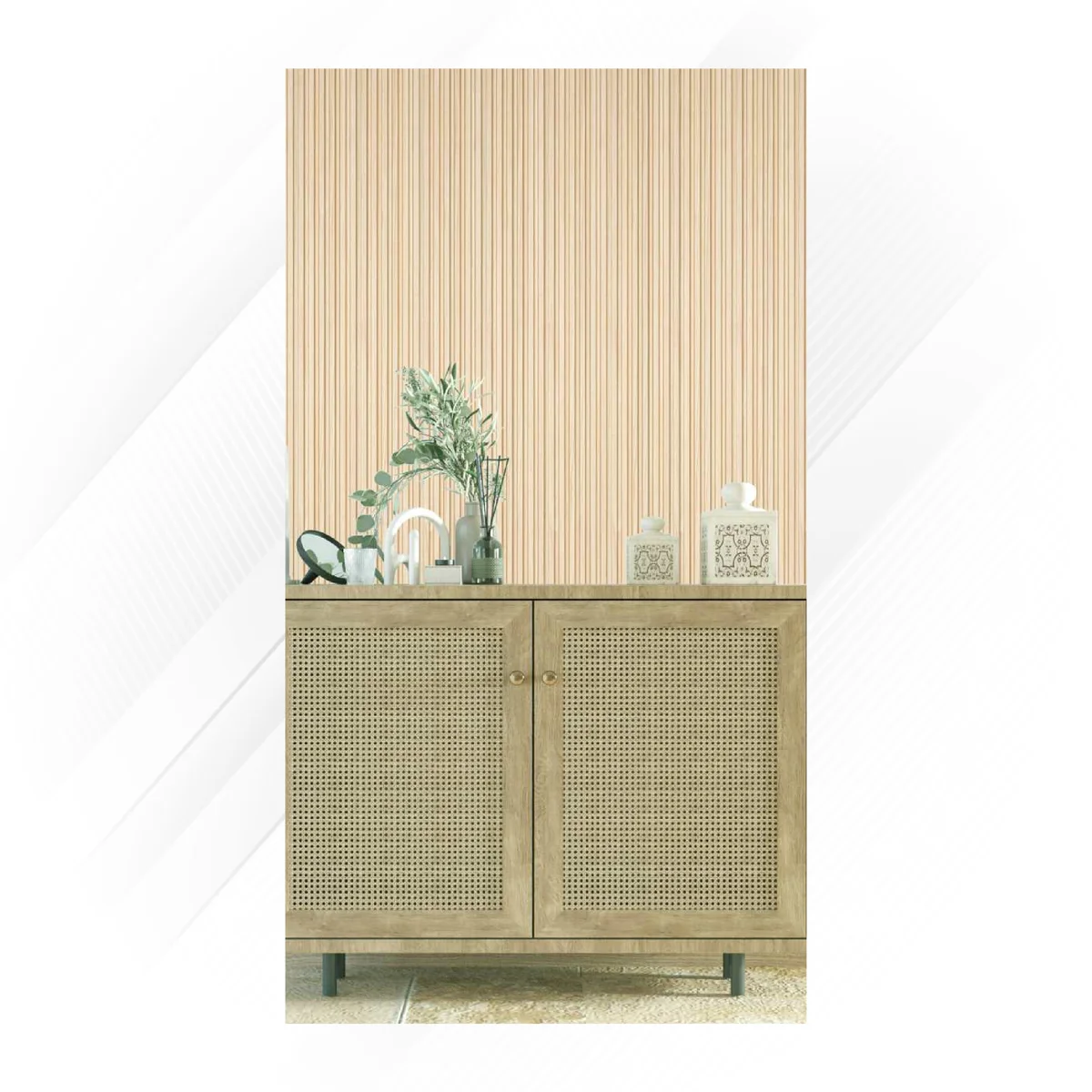 Ciscon PVC Wall Panel Louvers Panel/Planks 8 Feet * 4 Inch - CC 5127