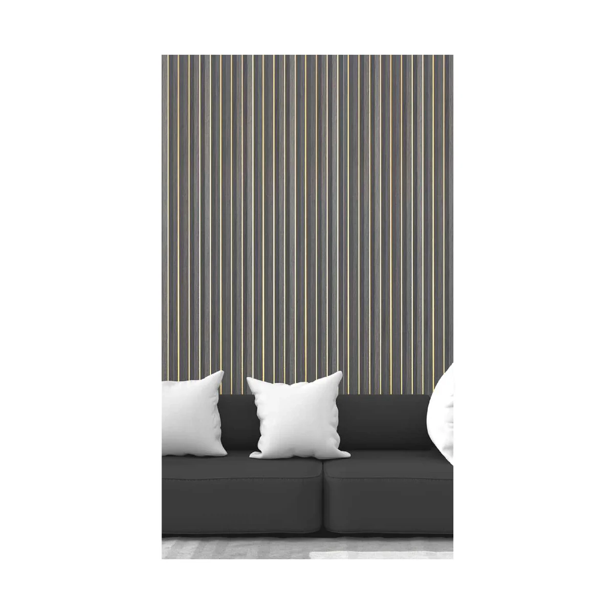 Ciscon PVC Wall Panel Louvers Panel/Planks 8 Feet * 5 Inch - CC 6303