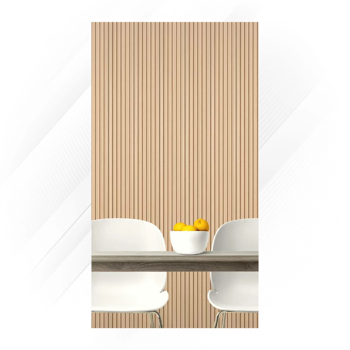 Ciscon PVC Wall Panel Louvers Panel/Planks 8 Feet * 4 Inch - CC 5129