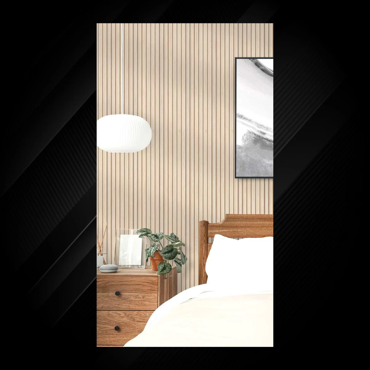 Ciscon PVC Wall Panel Louvers Panel/Planks 8 Feet * 4 Inch - CC 5130