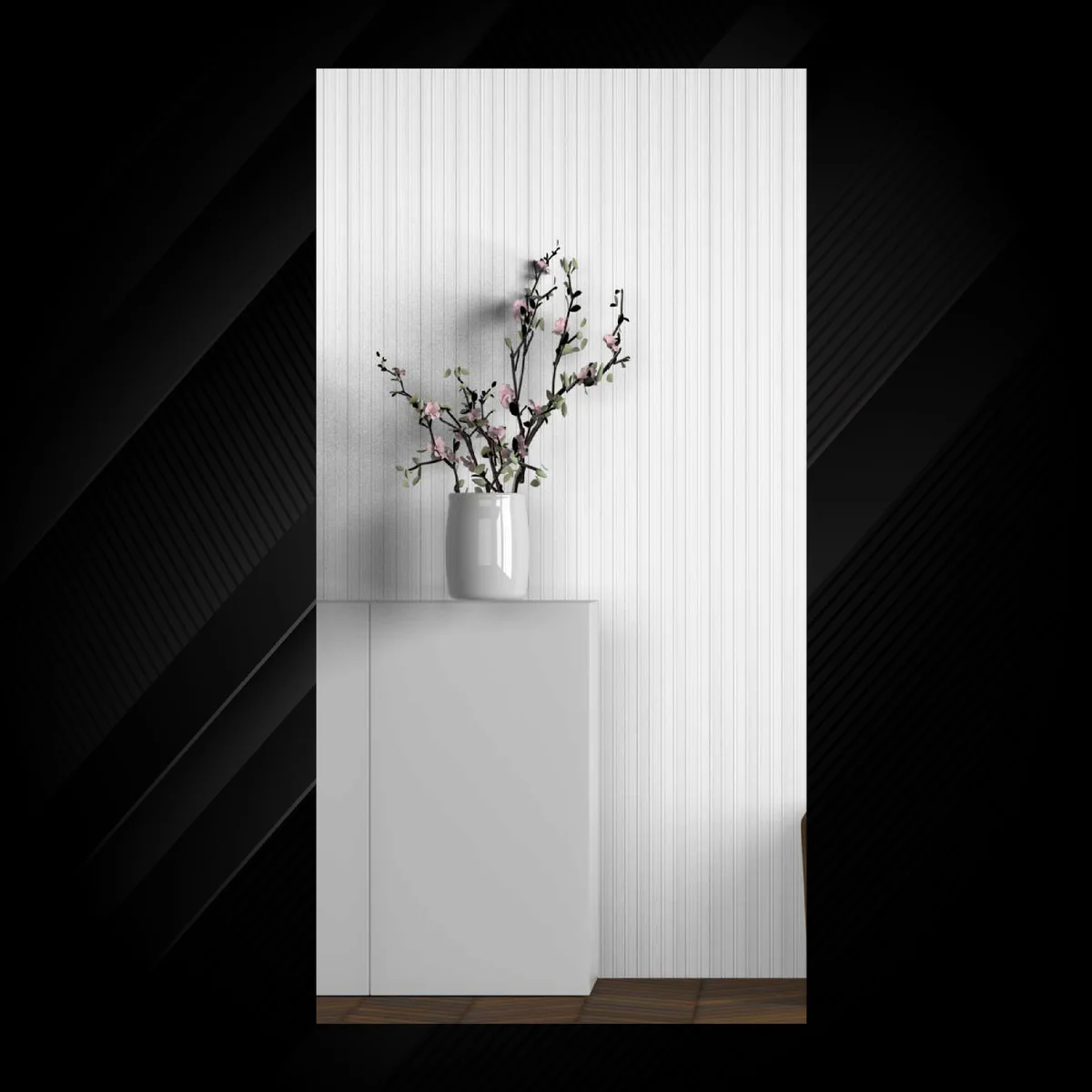 Ciscon PVC Wall Panel Louvers Panel/Planks 8 Feet * 4 Inch - CC 6001