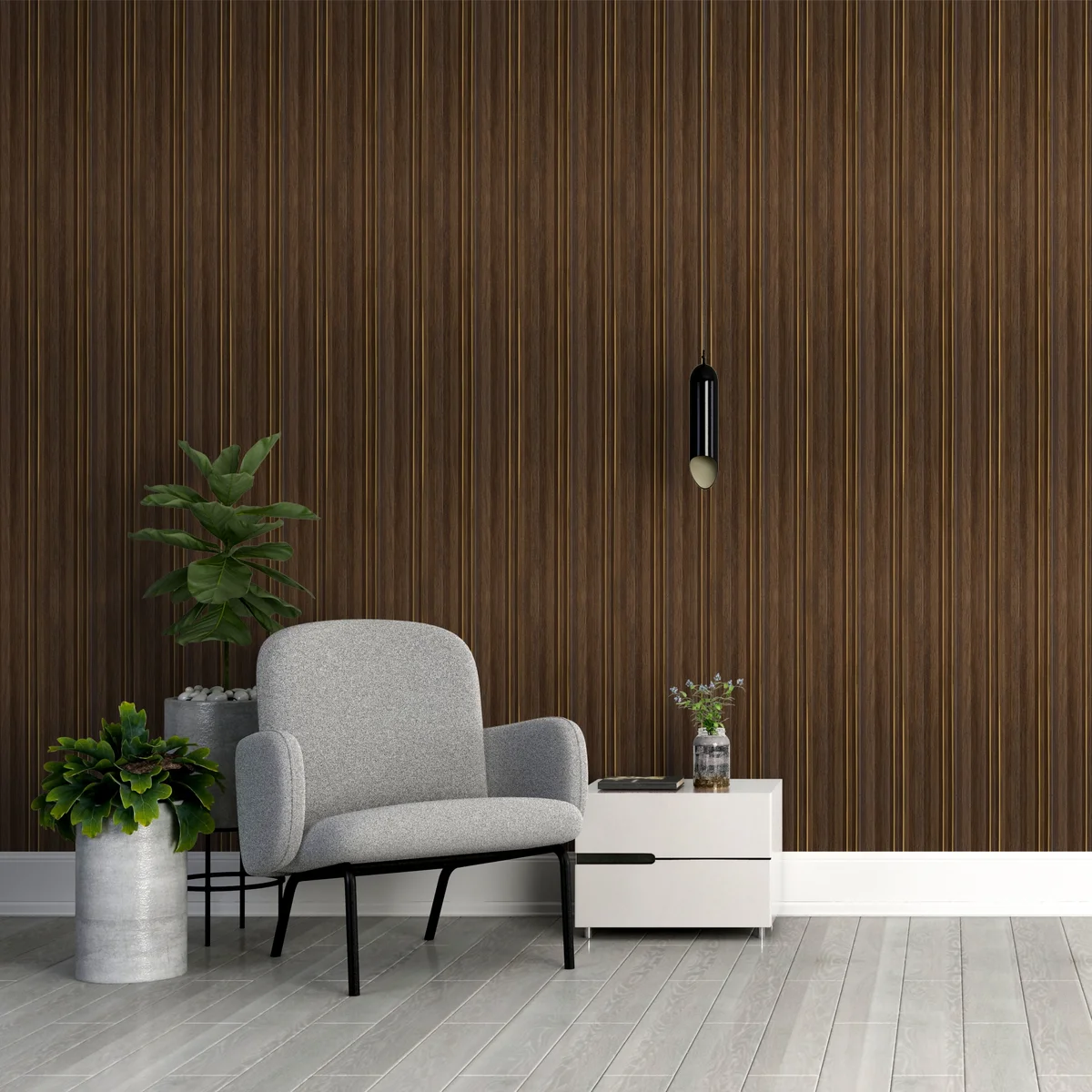 Woodkraft Vol 2 Louvers Panel/Planks 8 Feet * 5 Inch - WK 6020