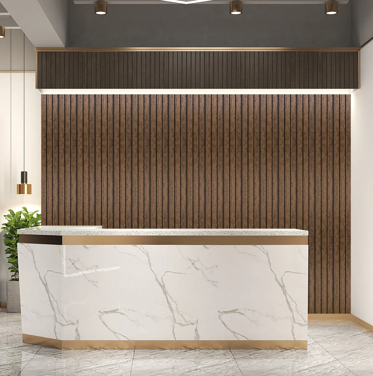 Woodkraft Vol 2 Louvers Panel/Planks 8 Feet * 5 Inch - WK 6026