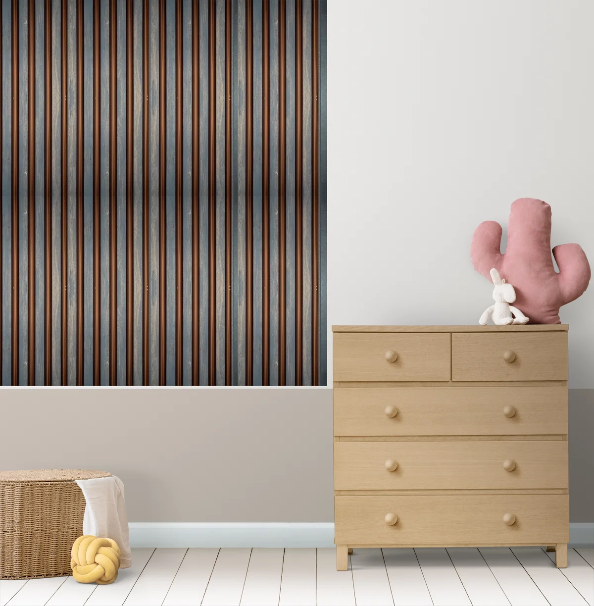 Metal Crust Louvers Panel/Planks 8 Feet * 5 Inch - ML 7003