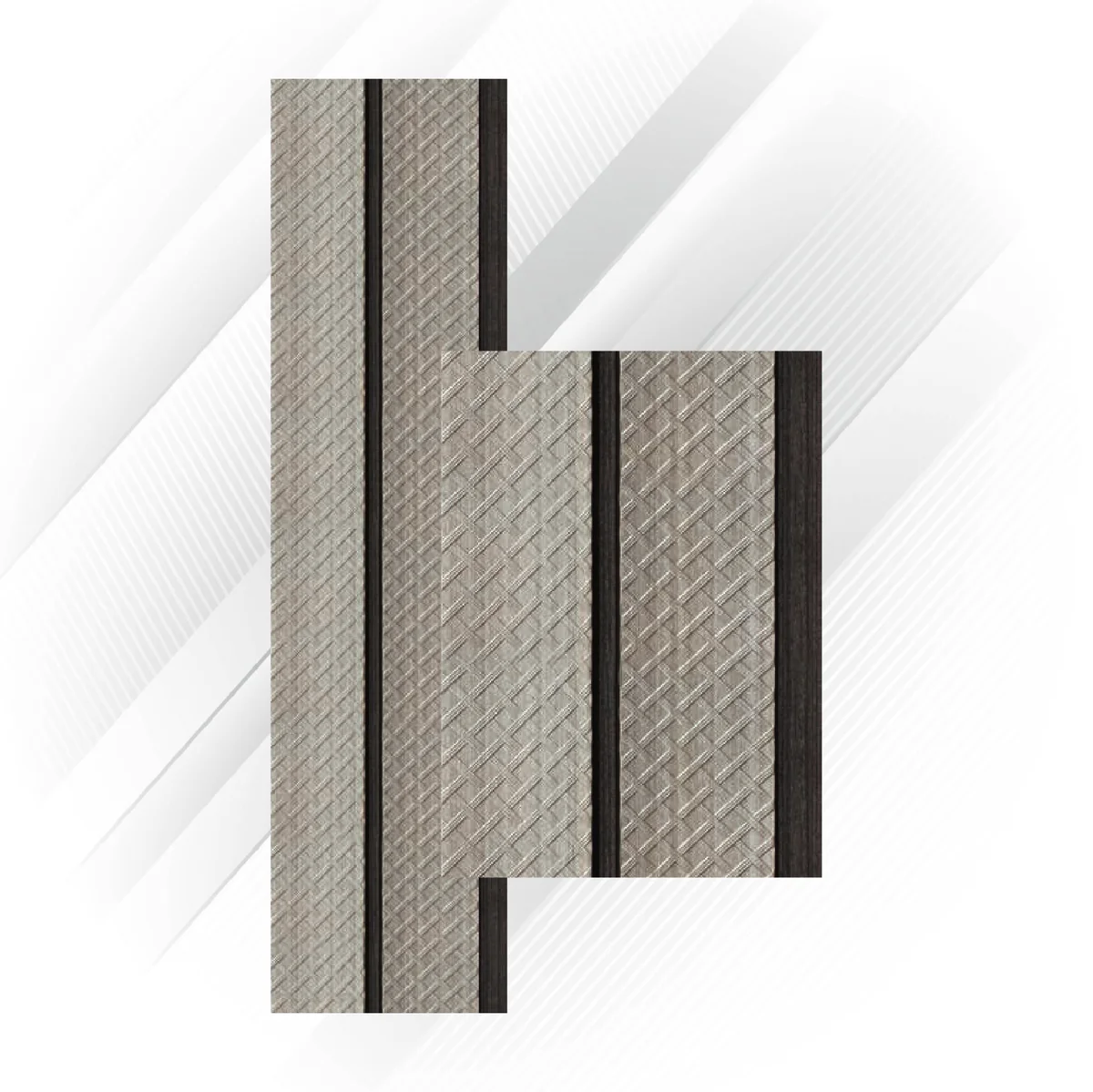 Ventura Decorative Vol 2 Louvers Panel/Planks 8 Feet * 5 Inch - MATRIX 8701