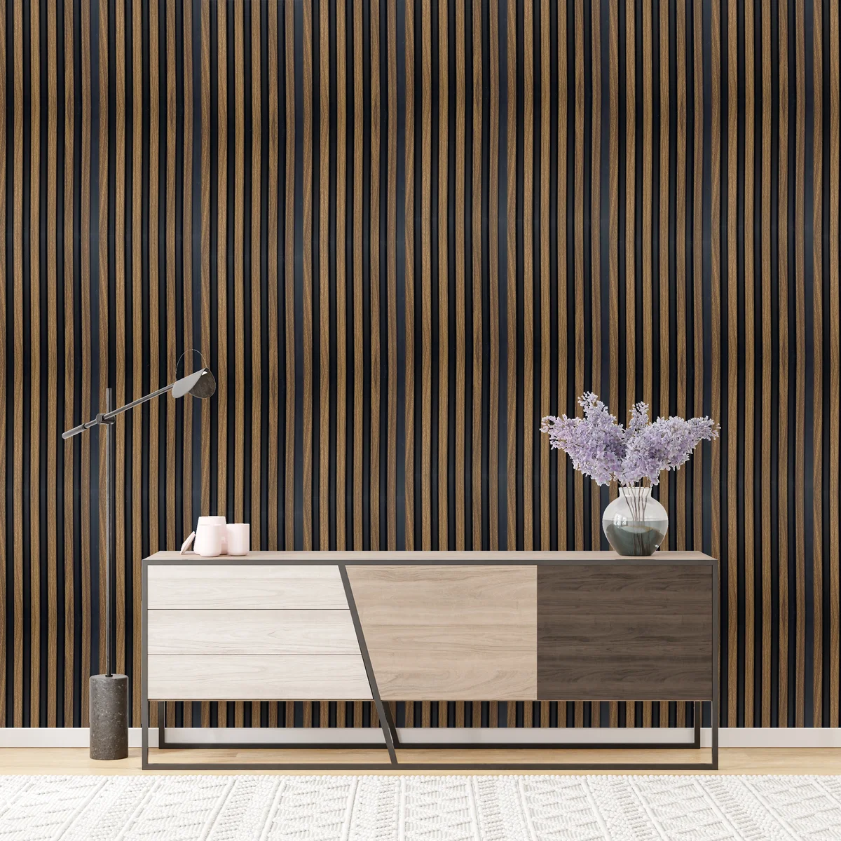Woodkraft Vol 1 Louvers Panel/Planks 8 Feet * 4 Inch - WK 4002