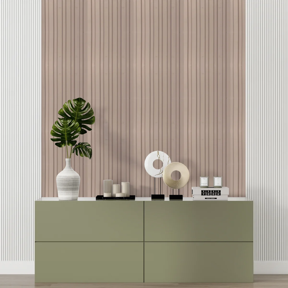Woodkraft Vol 1 Louvers Panel/Planks 8 Feet * 4 Inch - WK 4008