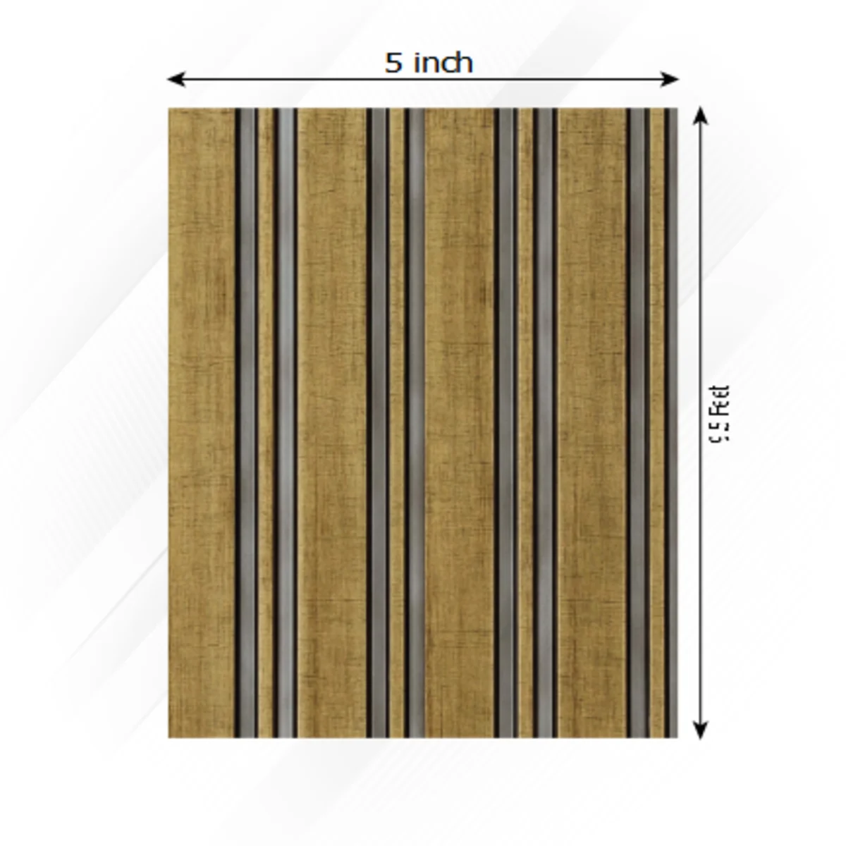 Uniclad Marco Polo Vol 2 Louvers Panels/Planks 9.5 feet * 5 inch - PMP 37
