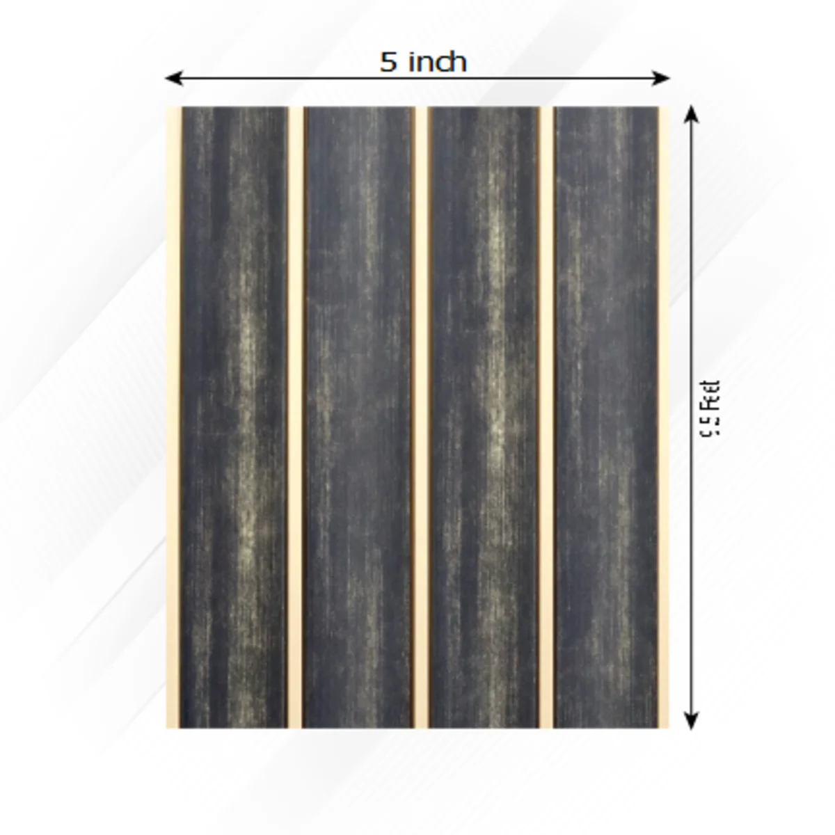 Uniclad Marco Polo Vol 2 Louvers Panels/Planks 9.5 feet * 5 inch - PMP 65