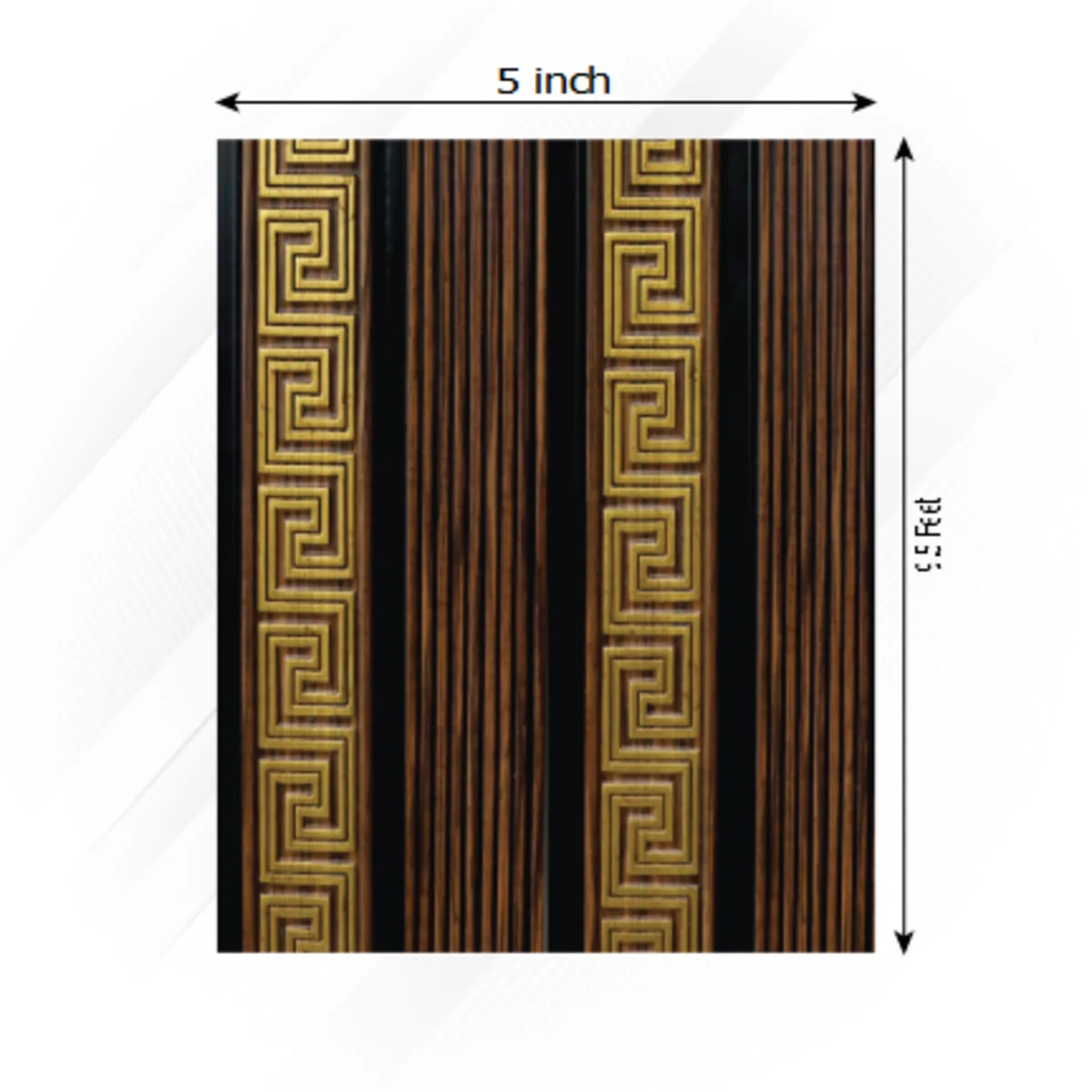 Uniclad Marco Polo Vol 2 Louvers Panels/Planks 9.5 feet * 5 inch - PMP 74