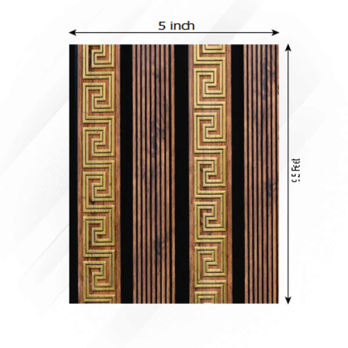 Uniclad Marco Polo Vol 2 Louvers Panels/Planks 9.5 feet * 5 inch - PMP 76