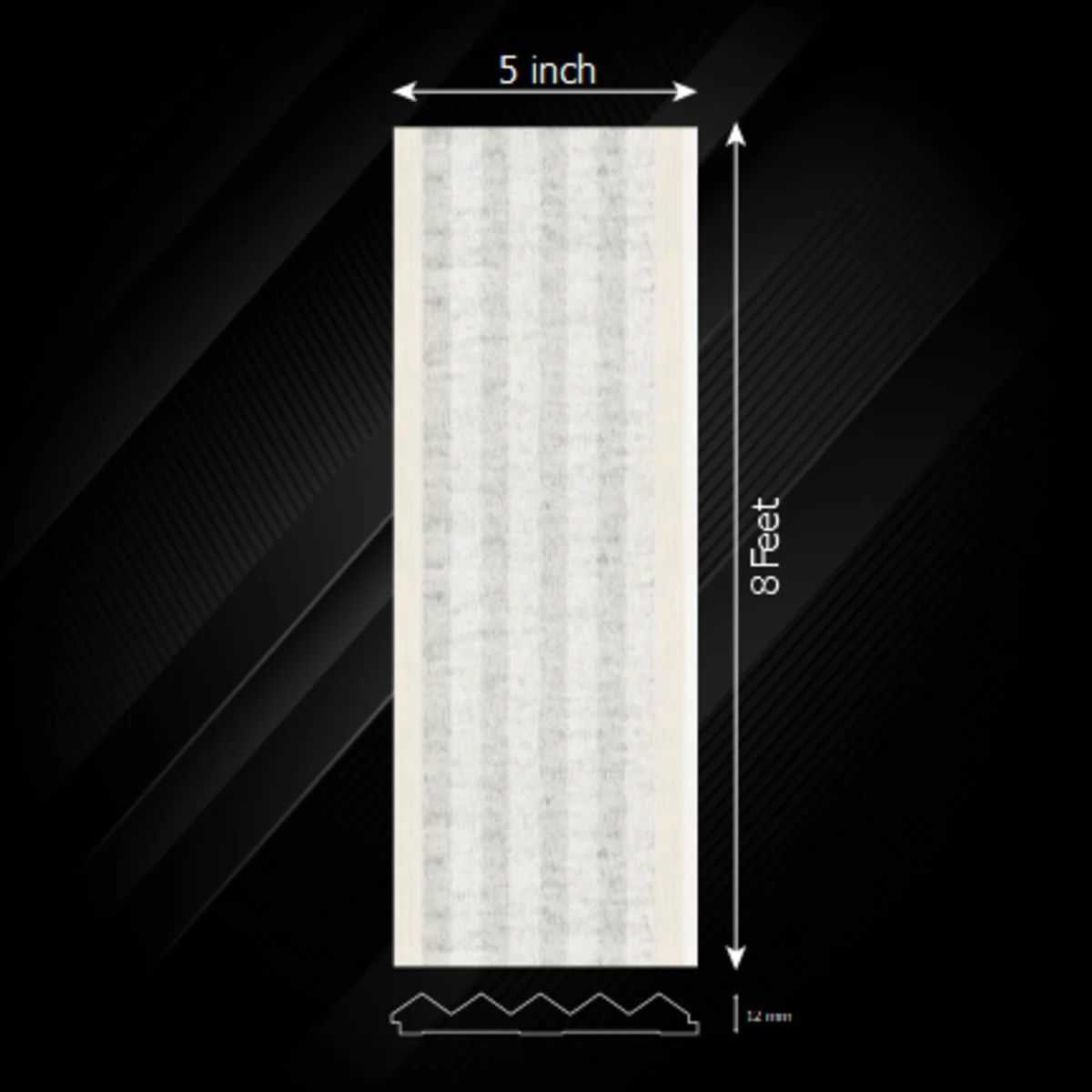 Ventura Decorative Louvers Panel/Planks 8 Feet * 5 Inch - TREND 7402