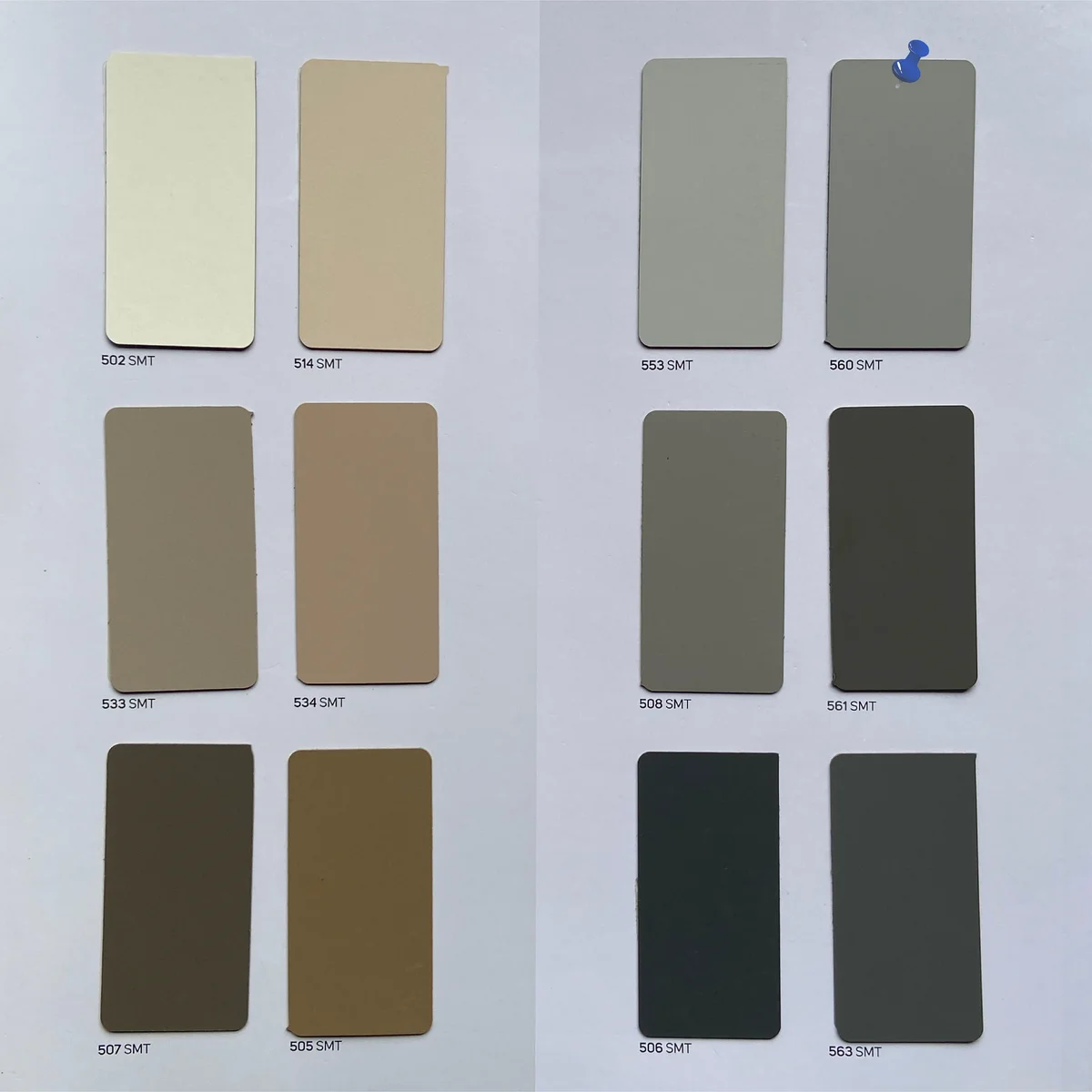 Altis 1 MM Volume 2 Plain solid colors Silky Matt Laminates (Mica/Sunmica) - 560 SMT