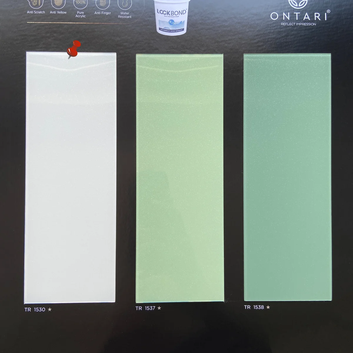 Treelam Ontari 1.5 MM Sparkle Glossy Acrylic Laminates (Mica/Sunmica) - TR 1530