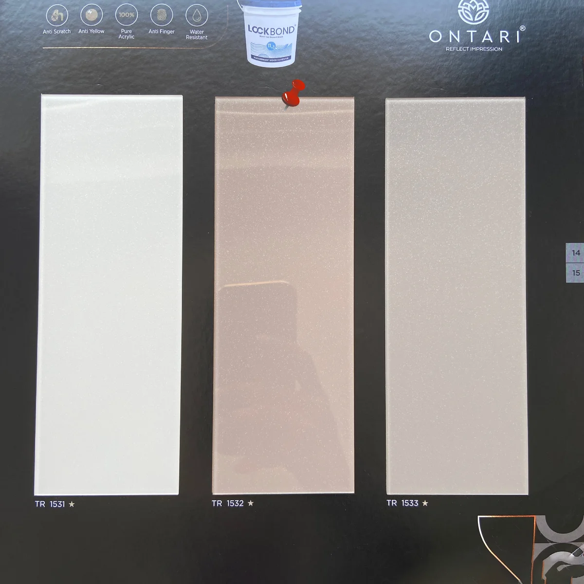 Treelam Ontari 1.5 MM Sparkle Glossy Acrylic Laminates (Mica/Sunmica) - TR 1532