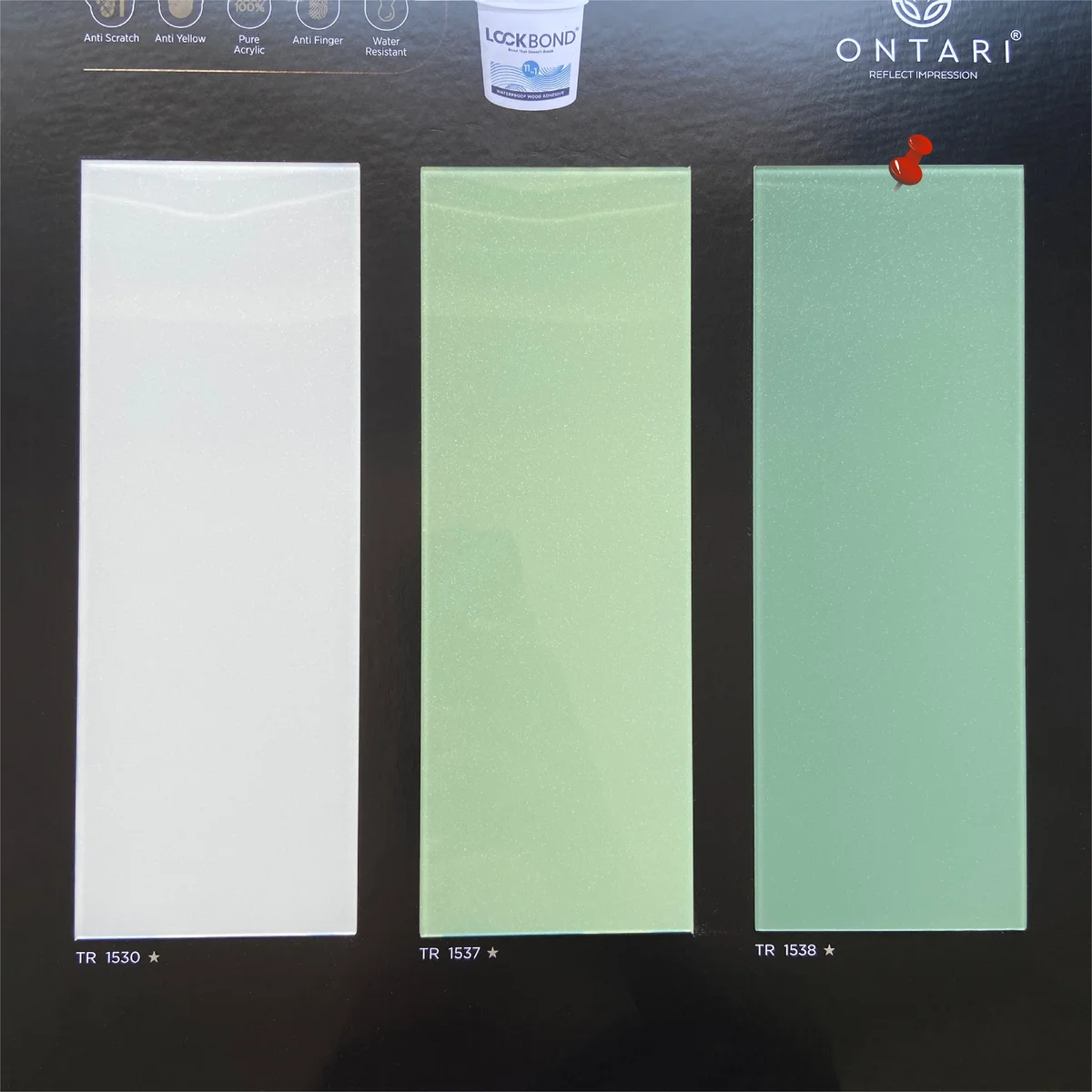 Treelam Ontari 1.5 MM Sparkle Glossy Acrylic Laminates (Mica/Sunmica) - TR 1538