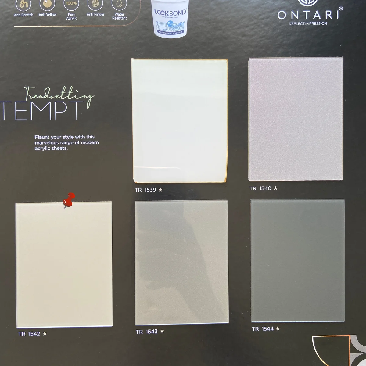 Treelam Ontari 1.5 MM Metallic Glossy Acrylic Laminates (Mica/Sunmica) - TR 1542